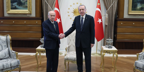 Cumhurbaşkanı Erdoğan, Bahçeli’yi kabul etti