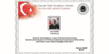 Pençe Kilit'ten acı haber