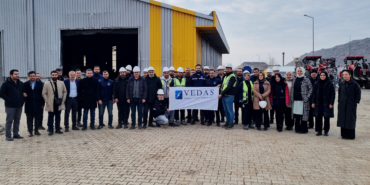 VEDAŞ LFG santraline teknik gezi düzenledi