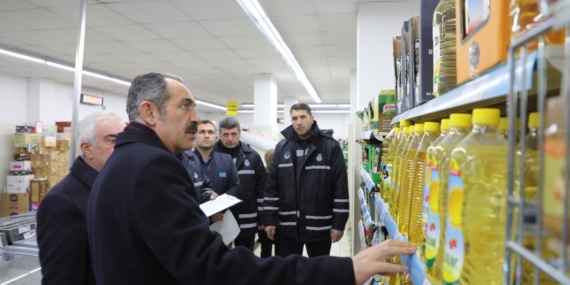 Gürpınar’da market denetimi yapıldı