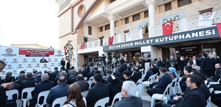 Denizli Büyükşehir Millet Kütüphanesi Açıldı