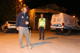 DESKİ su kaçaklarının tespiti için hassas dinleme yapıyor